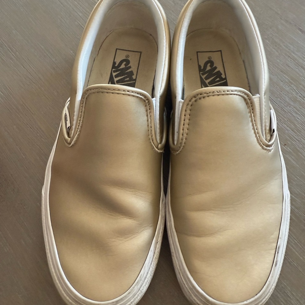 Vans Women’s Gold Slip-On Shoes